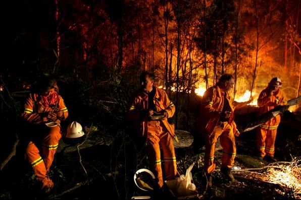 Barkers Creek fire November 2006