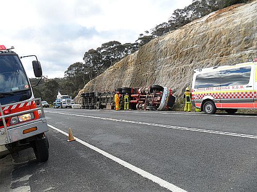 Truck Accident Bells Line of Road Nov 2010