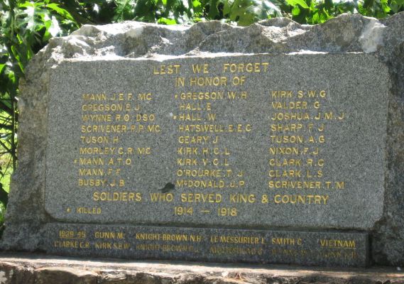 Soldiers Memorial Committee in 1919